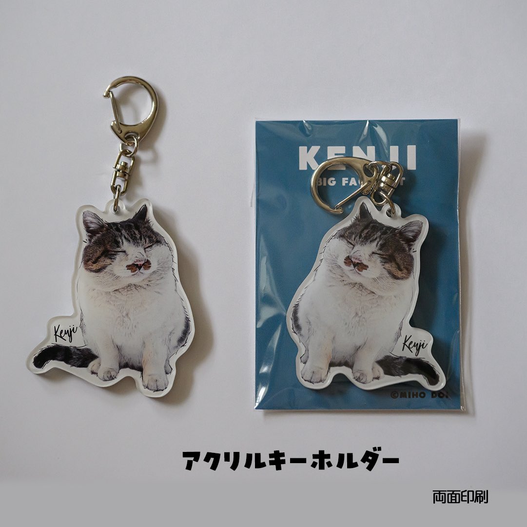 miho885610's tweet image. リニューアル再販。
ケンジのアクリルキーホルダー。両面ケンジ✨
7月27日12時よりオンラインストア『ケンジ商店』にて販売❣️
#ボス猫ケンジ