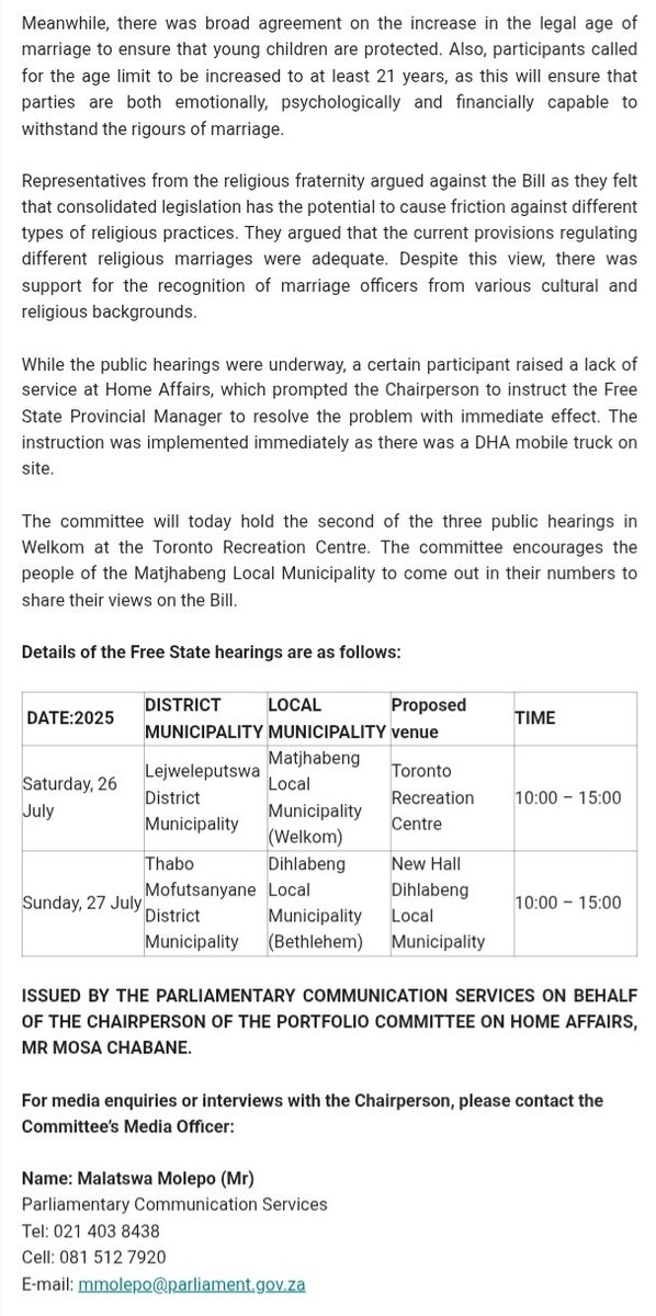 JustSecuCluster's tweet image. MEDIA STATEMENT: MANGAUNG RESIDENTS CALL FOR RECONSIDERATION OF LOBOLA AND COHABITATION TO PROTECT WOMEN AGAINST ABUSE
