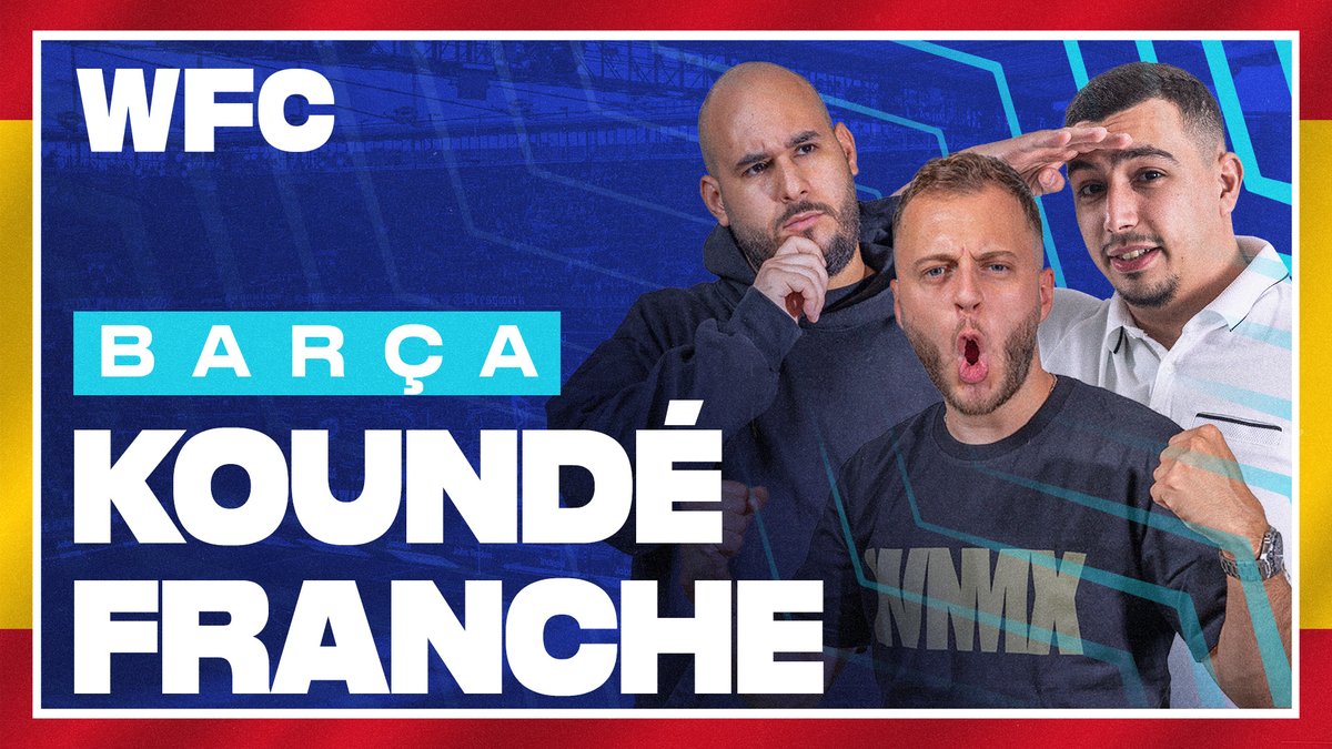 WinamaxFC's tweet image. 👔 Koundé prolonge au Barça : le facteur X de Flick ?

🚨 LIVE 12H ▶️ youtube.com/live/6N3O0Hxlp…

🗣️ @walidacherchour / @TBonnavent / @NajimMedini