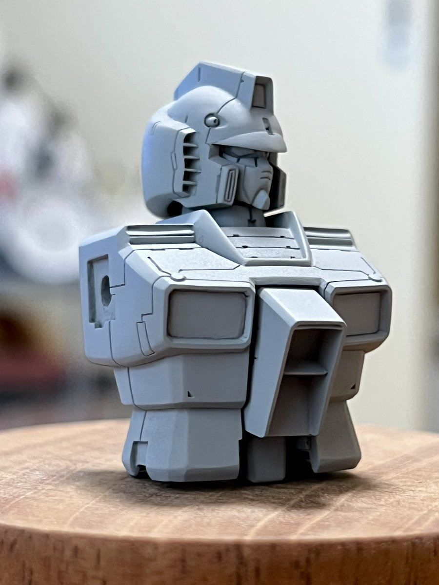 physalis0071's tweet image. Bクラブ製小松原さん原型
1/144ガンダムver.ka2.0進捗。
頭部とボディ、今度こそ最終仕上げ完了です🎉
粘った甲斐はあったかなw
ギリギリですが、なんとか合格点まで引き上げる事が出来ました😅
#ガンプラ好きと繋がりたい
#ガレージキット