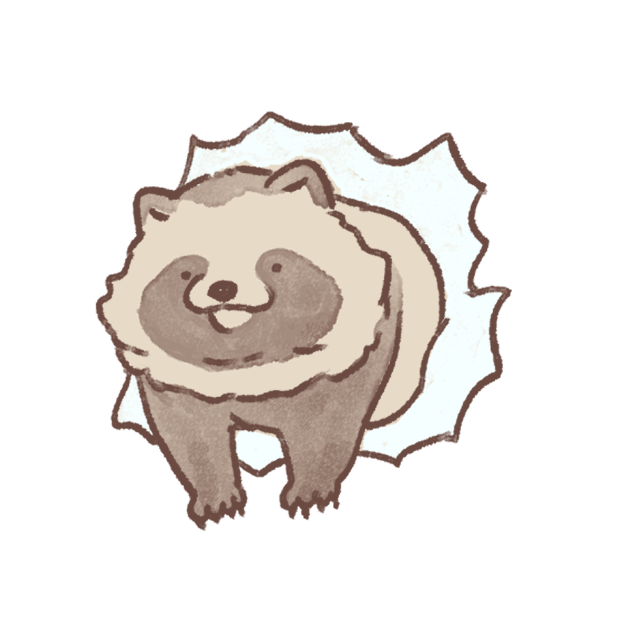 Py0wwK's tweet image. #たぬき #プレーリードッグ 
#ヤブイヌ
突き破るシリーズ