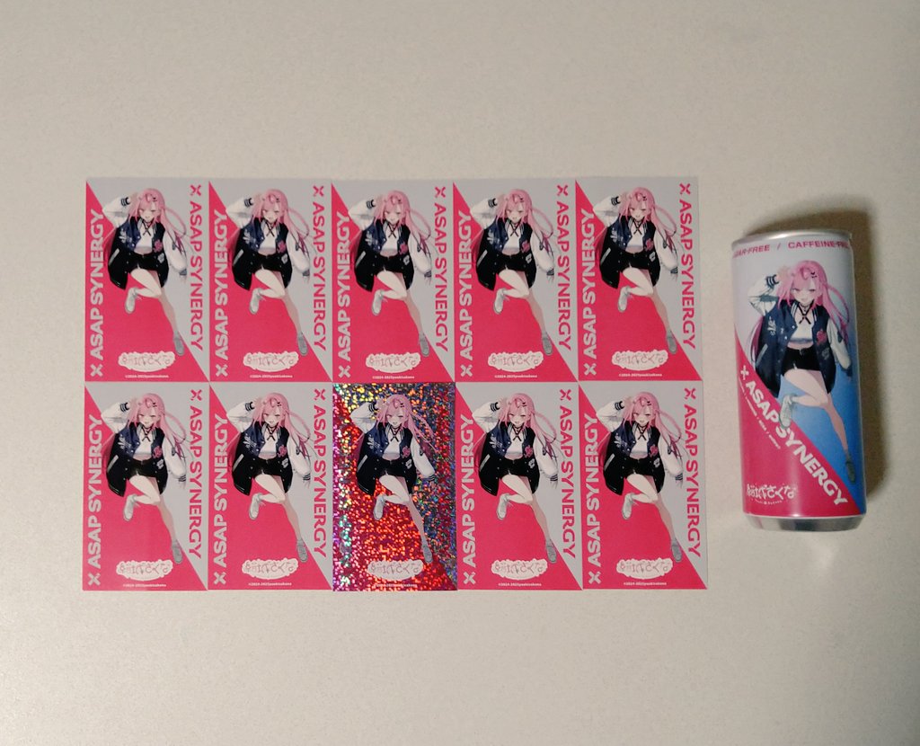 tsutsup5089's tweet image. １ケース買ってきた！
どうせ普段エナドリ飲んでるから余裕余裕(っ◜~◝c)

#結城さくな
#ASAPSYNERGY
