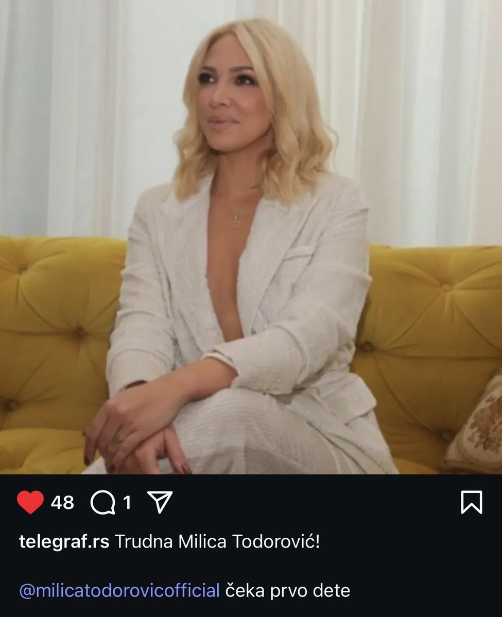crnajutra's tweet image. Milica Todorovic je trudna, prelepooo! Bas mi je drago😍 #milicatodorovic