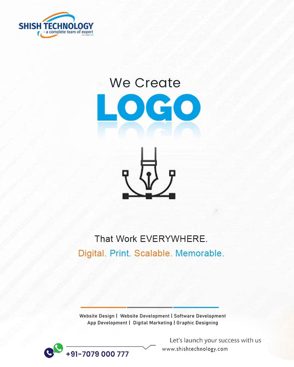 ShishTechnology's tweet image. Build a brand that speaks volumes!
At Shish Technology, we design logos that are digital-ready, print-perfect, and totally unforgettable. Let&apos;s make your brand identity stand out everywhere!

#ShishTechnology #LogoDesign #GraphicDesign #SoftwareDevelopment #IndiaBusiness