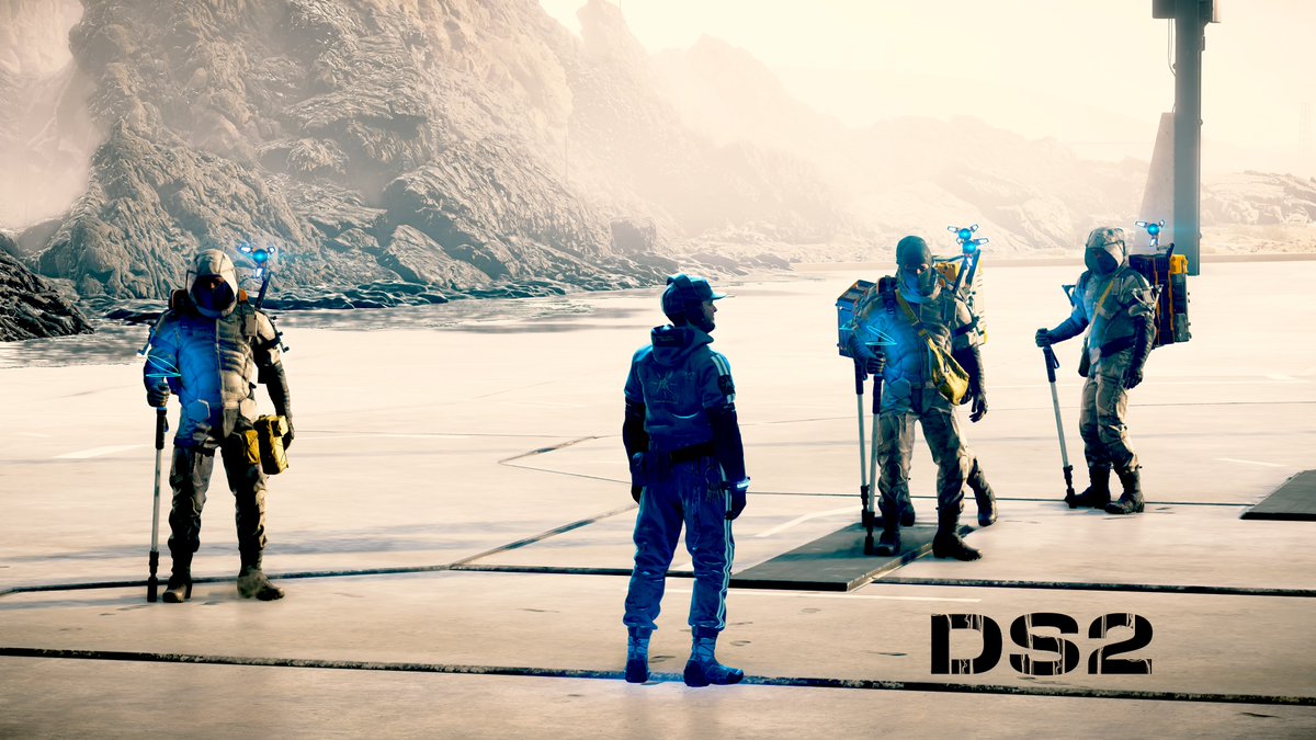 chiyoko60107's tweet image. 賑わう配送センター その2
#DeathStranding2 
#DS2Photomode 
#DS2