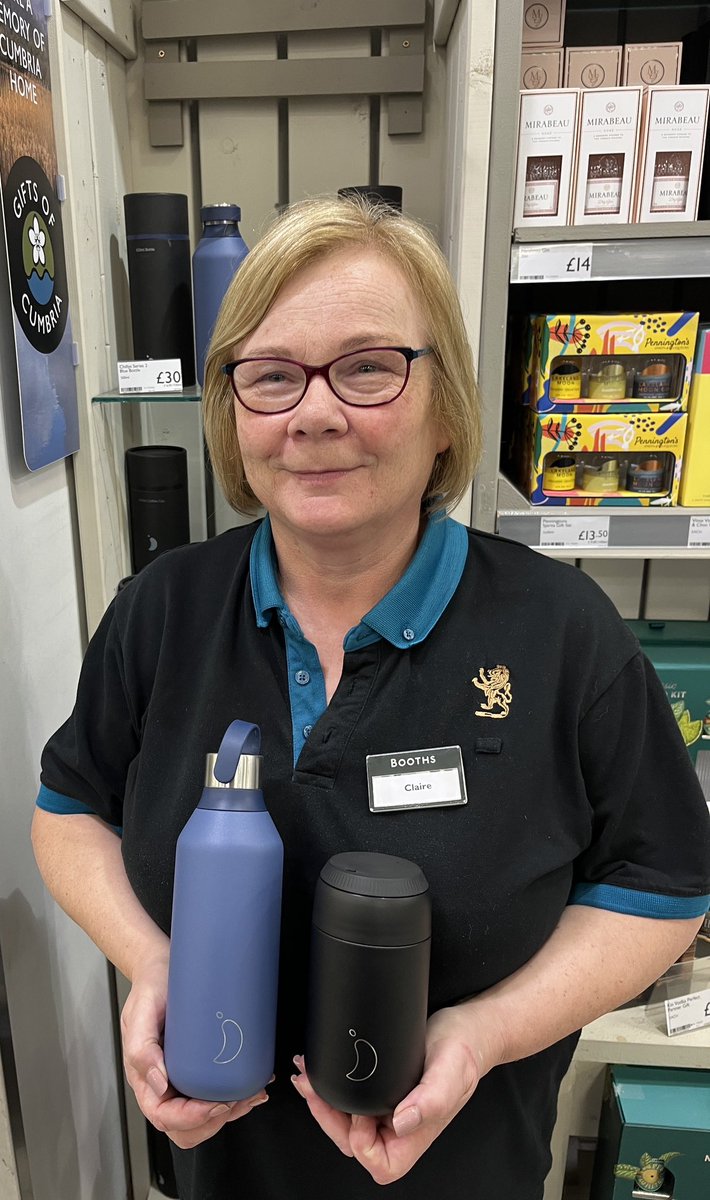 BoothsCountry's tweet image. Heading out for a walk this weekend? Claire has @Chillysbottles to keep your drinks nice and cool (or hot!) at Penrith 🥾🏔️