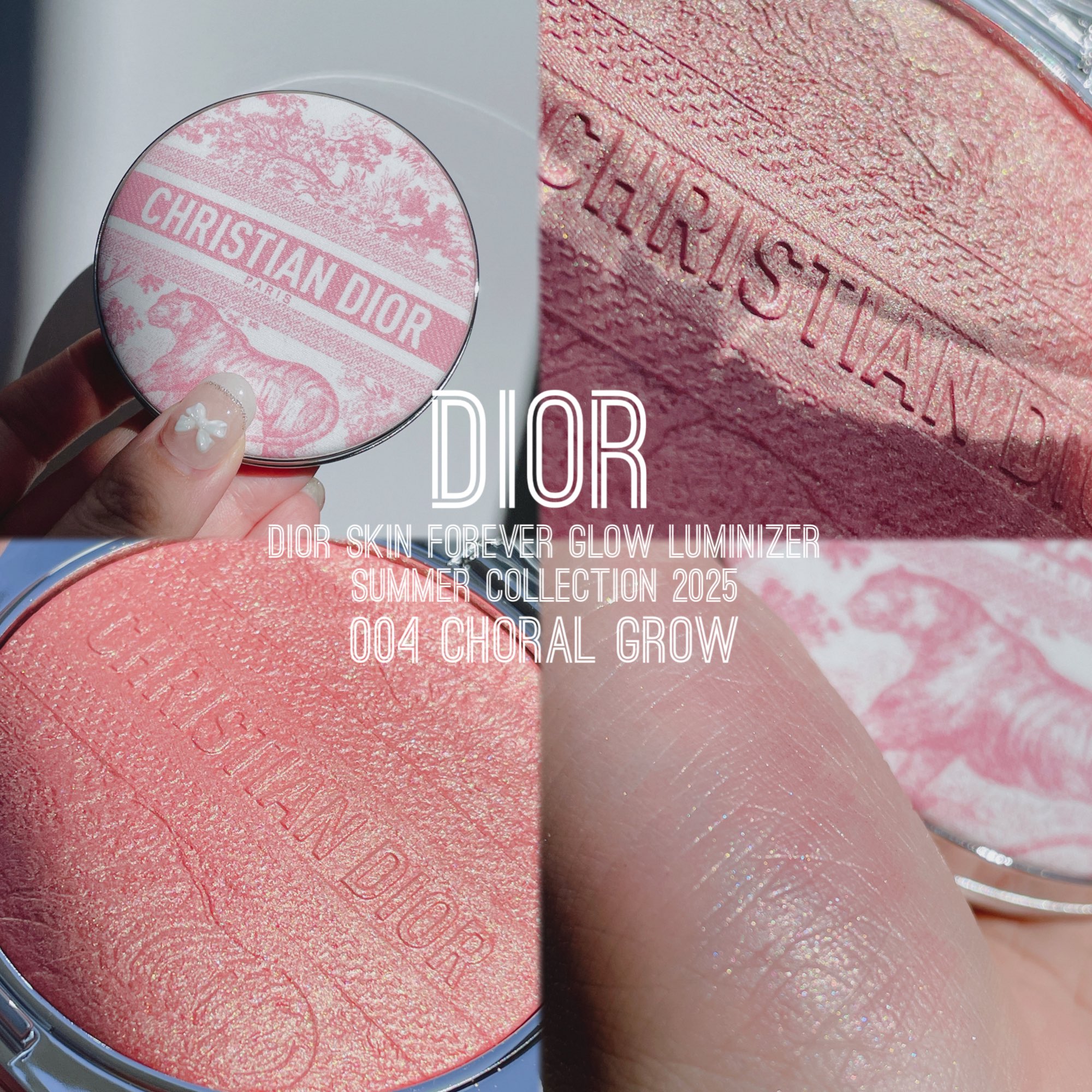 Dior Forever Glow Luminizer 004 コーラル グロウ Limited-Edition Dior Forever Glow Luminizer Highlighter