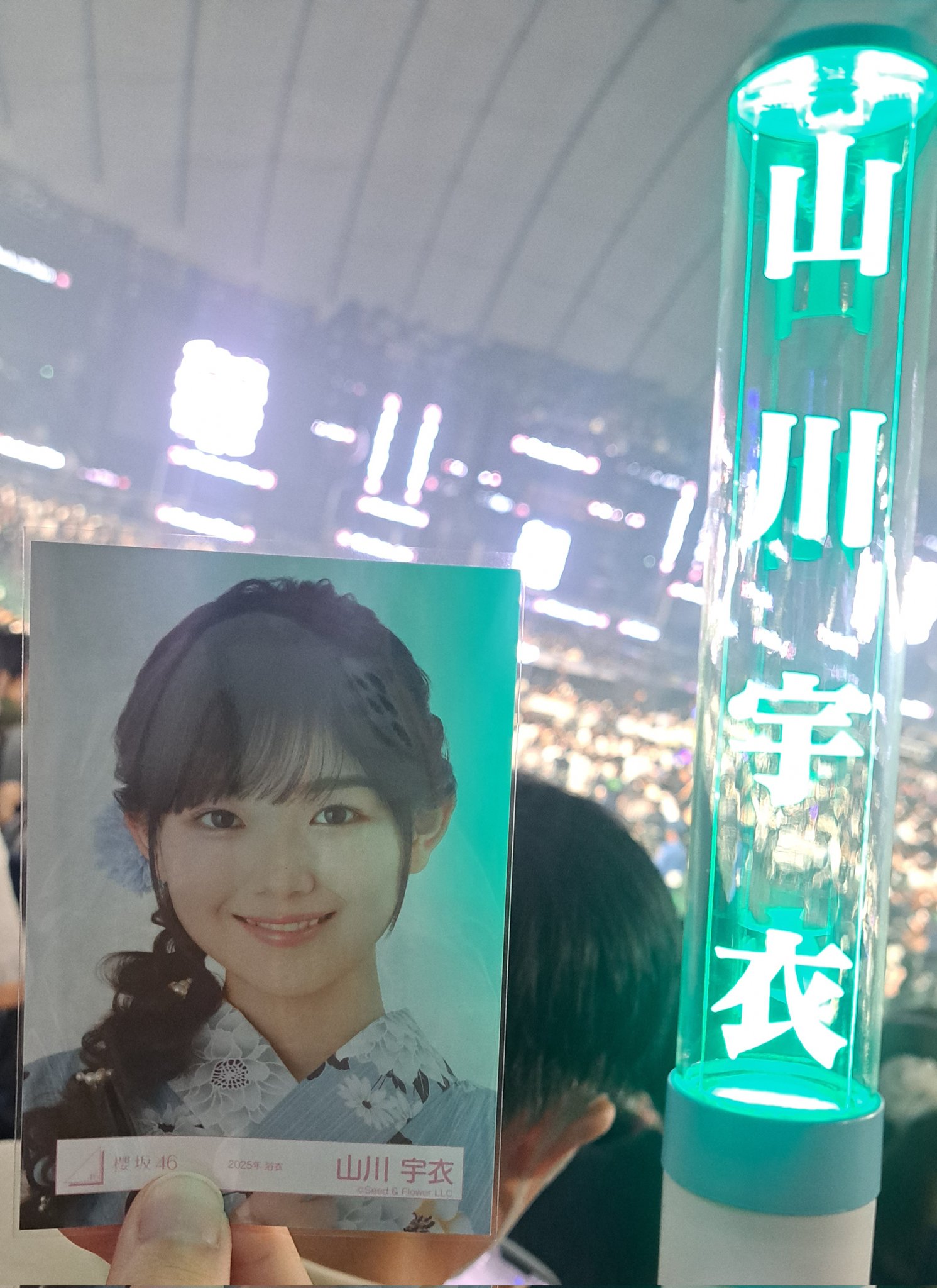 櫻坂46 山川宇衣 縁日1等ドームスタンド おじゅん on X: 