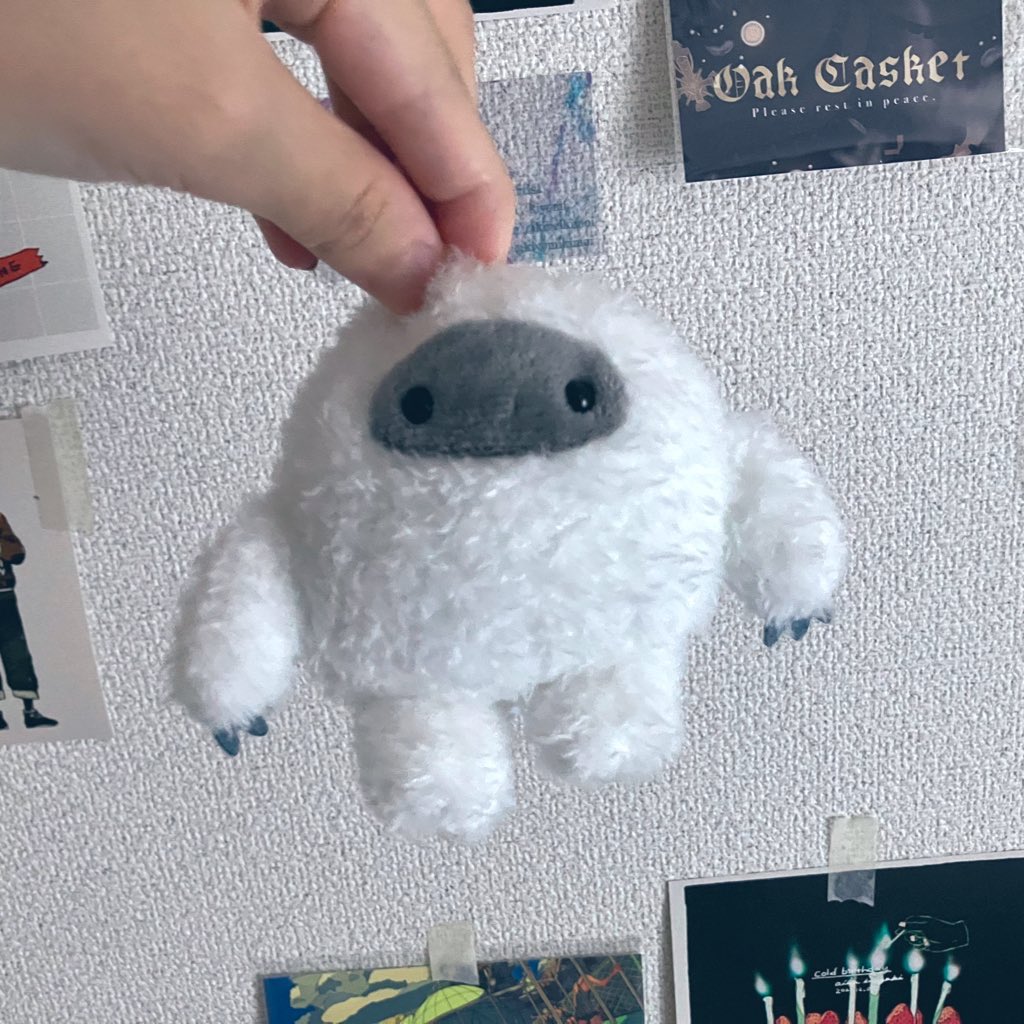 yoi_muki's tweet image. ちょーかわいいイエティぬい、フォロワーにもみせてあげる