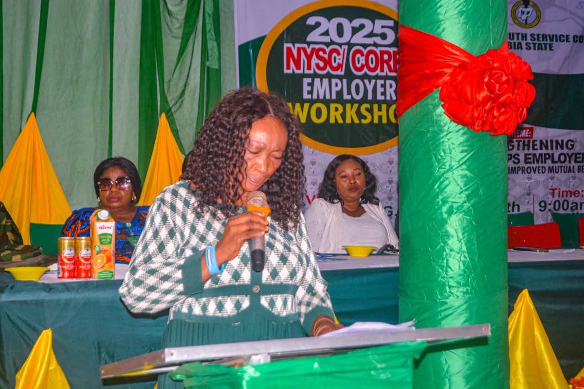 nysc360's tweet image. NYSC Abia Hosts Corps Employers Workshop to Strengthen Partnership
Umuahia, Abia State — July 24, 2025
The National Youth Service Corps (NYSC), Abia State, has reaffirmed its commitment to corps members' welfare with the successful hosting of a one-day Corps Employers Workshop…