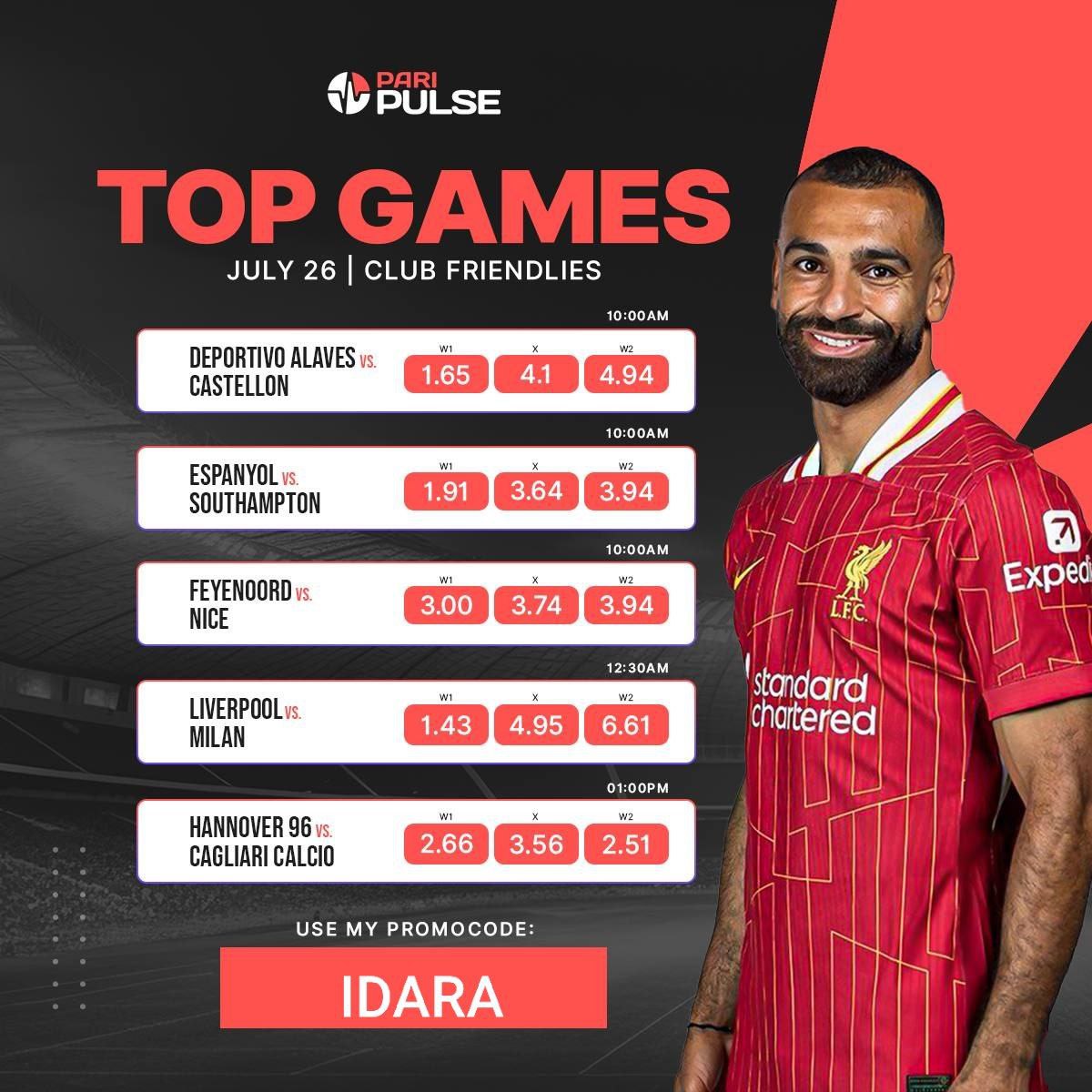 UnscriptedIdara's tweet image. You don't wanna miss WOMEN Africa cup of Nations final. 🏆
Who do you think is going to win?
All games on PARIPULSE.
Sign up and get 300% welcome bonus on your first deposit when you use my promo code 'IDARA'.
Links: pari-pulse.com/Unidr
pari-pulse.com/Unidr-aff