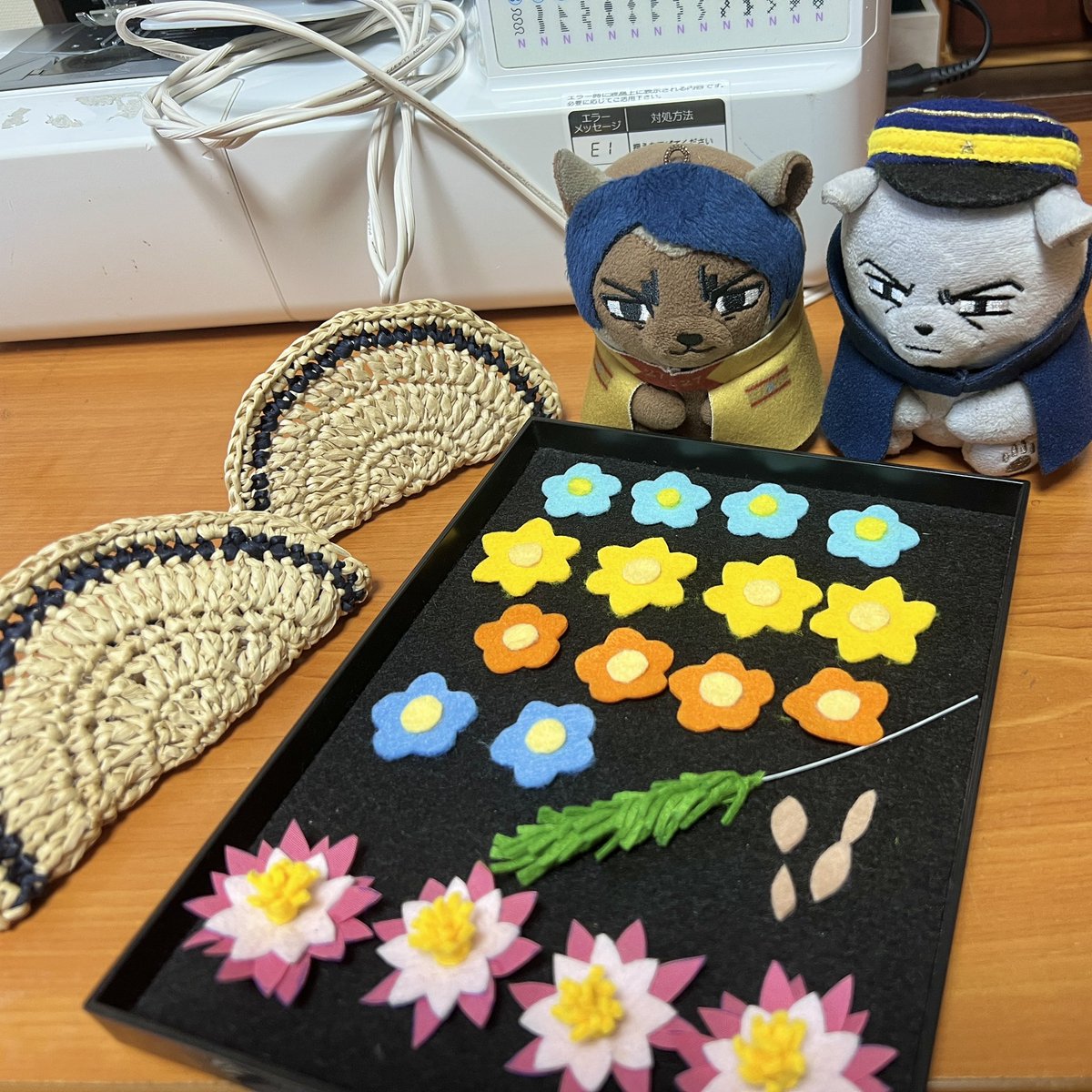 collar0610's tweet image. パーツができてきました
(アプレも塗りました！)
