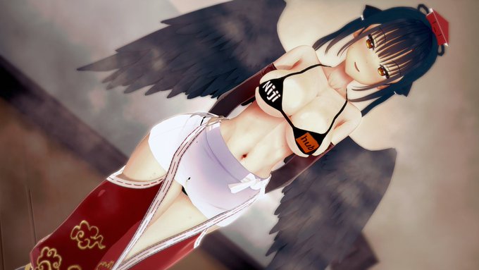 🌈hub水着をこの娘でも…なマロをいくつか頂いたので 