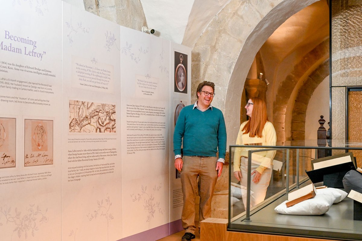 WinCathedral's tweet image. Have you visited the Jane Austen Poetry Exhibition yet?
Here for a limited time only, it's your chance to view an original manuscript of Jane Austen alongside other unique exhibits.
Entry included with your annual pass.
bit.ly/4kSCodJ
Visit before 19th October.