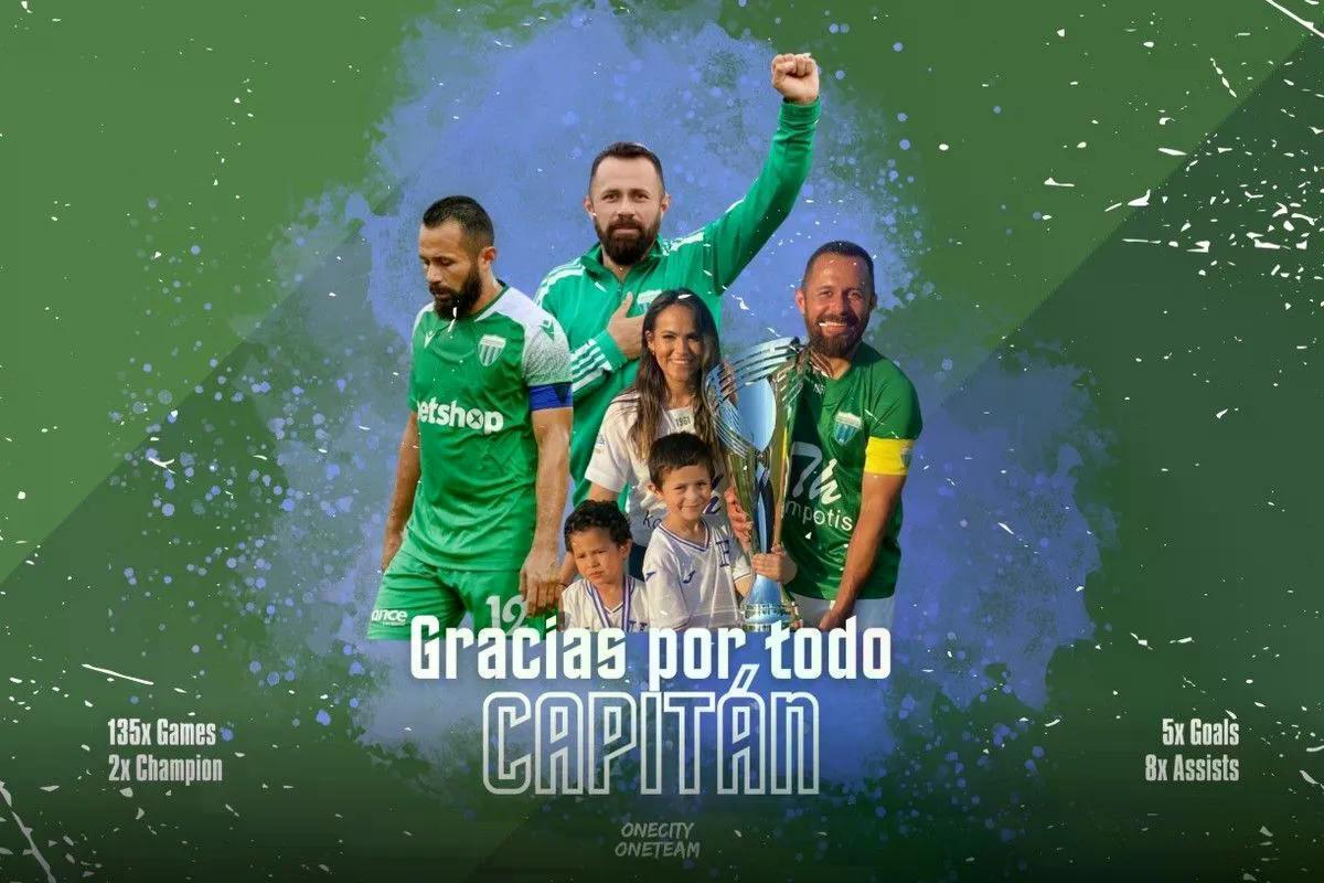 sport24's tweet image. Λεβαδειακός: Η ομάδα της Βοιωτίας αποχαιρετά τον Αλφρέδο Μεχία, "Gracias capitán" sport24.gr/uncategorized/…