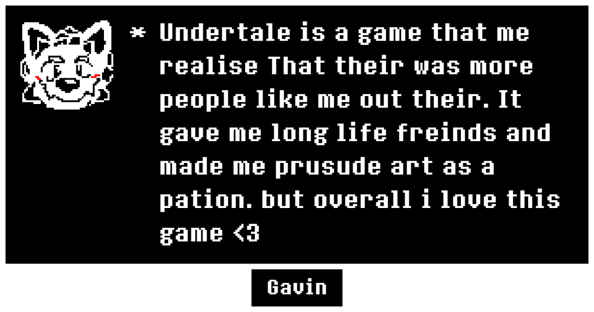 Travis_thi_lord's tweet photo. @tobyfox TS GOING BE Peek I LOVE (UNDERTALE) https://t.co/qnJT0SR4RA