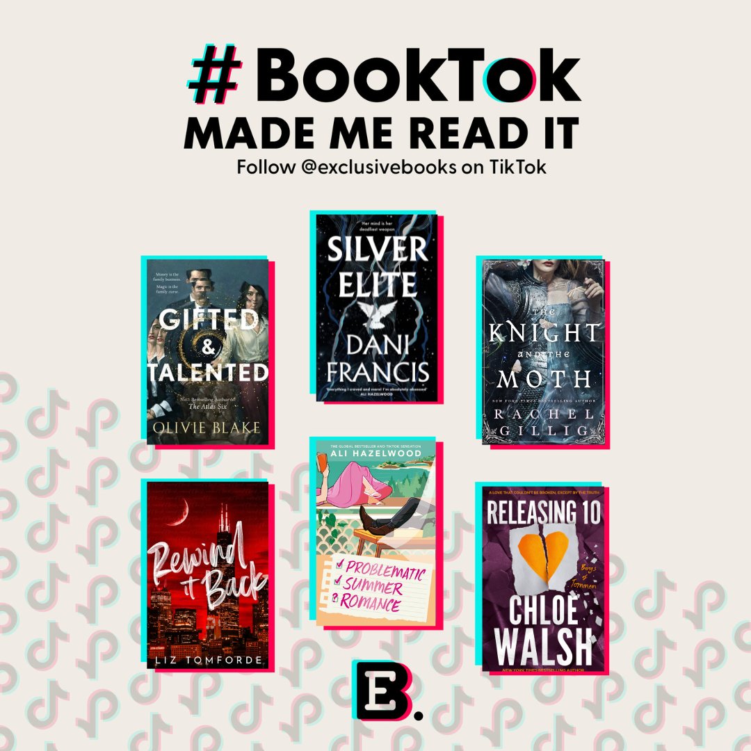 ExclusiveBooks's tweet image. It's time to get your hands on the new #BookTok reads you've been asking for 😍 📖
Browse the #BookTokMadeMeReadIt shelves at your nearest EB store 📚
Don’t forget to tag us in your book hauls/store visits/book reviews 🥰
Check out our top picks
exclusivebooks.co.za/collections/th…