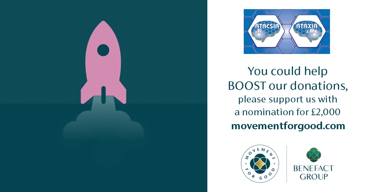 Ataxia_and_Me's tweet image. *Nominate now to BOOST to £2000 *
@benefactgroup is giving to charities
#Atacsia #Ataxia #Charity #Cymru / #Wales
(28th July Draw)
✅ Scan the QR code or visit
movementforgood.com/#nominateAChar…
✅ Submit your nomination—it only takes a minute!