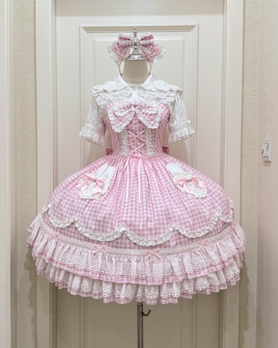 epetice's tweet image. ✨予約開始✨
ウサギのパン屋さん ジャンパースカート(ギンガムチェック)【天线猫】
ウサギのパン屋さんシリーズのギンガムチェックver.もご予約開始です!
ウサギポケットがかわいいスイートジャンパースカートです🎀
ご予約は8/18 AM8:59まで✔️
epetice.com/collections/al…