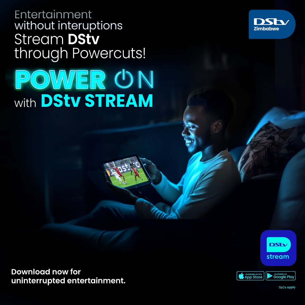 DStvZimbabwe (@dstvzimbabwe) on Twitter photo Enjoy all the games on DStv Stream, we have your back! Don't worry about load shedding we got that covered, download DStv Stream today! 
apple.co/3LodoLp Enjoy all the games on DStv Stream, we have your back! Don't worry about load shedding we got that covered, download DStv Stream today! 
apple.co/3LodoLp