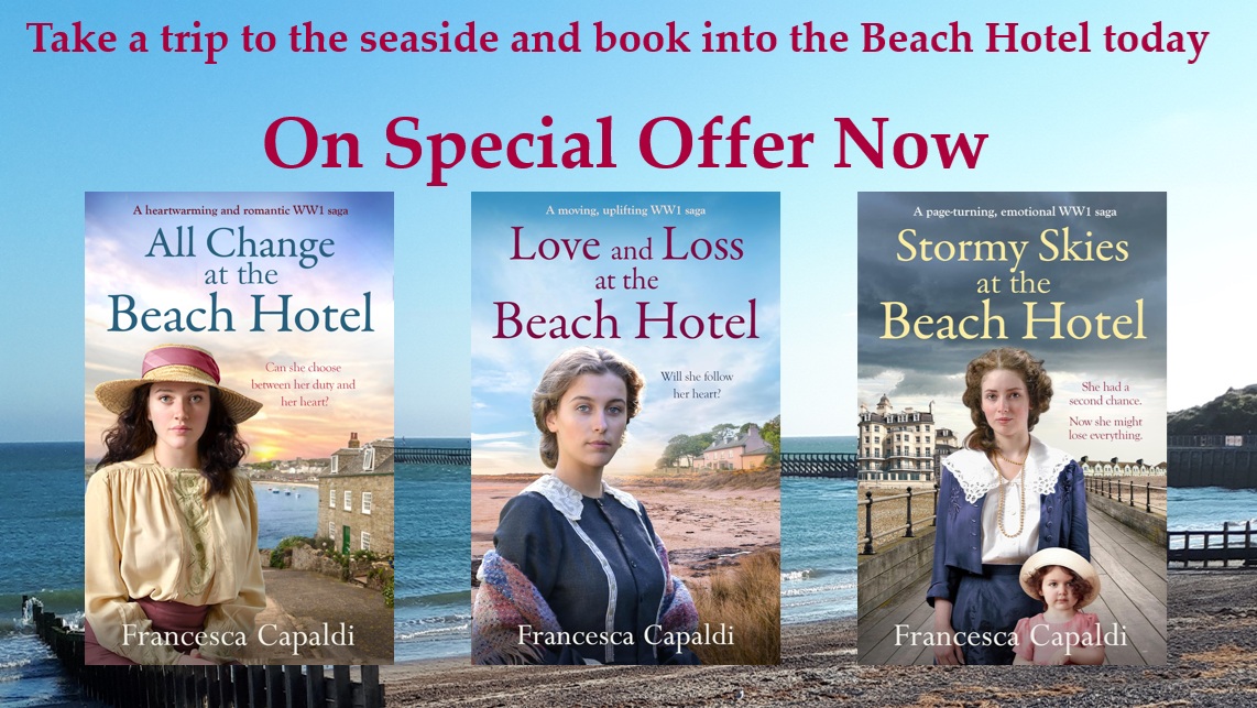 FCapaldiBurgess's tweet image. A heads up that paperbacks of All Change at the Beach Hotel, Stormy Skies at the Beach Hotel and Love & Loss at the Beach Hotel are on special offer on Amazon
#SagaSaturday
#SpecialOffers #BooksWorthReading #BookSale #HistoricalRomance #BookTwt #seaside
amzn.to/44DHS6E