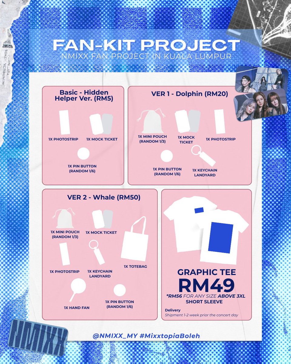 NMIXX_MY's tweet image. FAN-KIT ORDER FORM
Order Open: 28/7 (SAT) - 3/8 (SUN)
Due to time constraint, orders will be open for ONE WEEK ONLY! Hurry and secure your kit!
🔗: forms.gle/1UAqYdX7WsA5p5…
#NMIXX #NMIXXinKL #WTS #LFB #2025KWaveSuperConcert #NMIXXinMalaysia