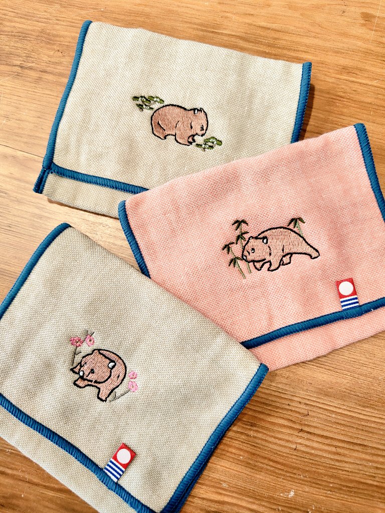 HonokStore's tweet image. めちゃくちゃかわいいポケットハンカチ開発中です
