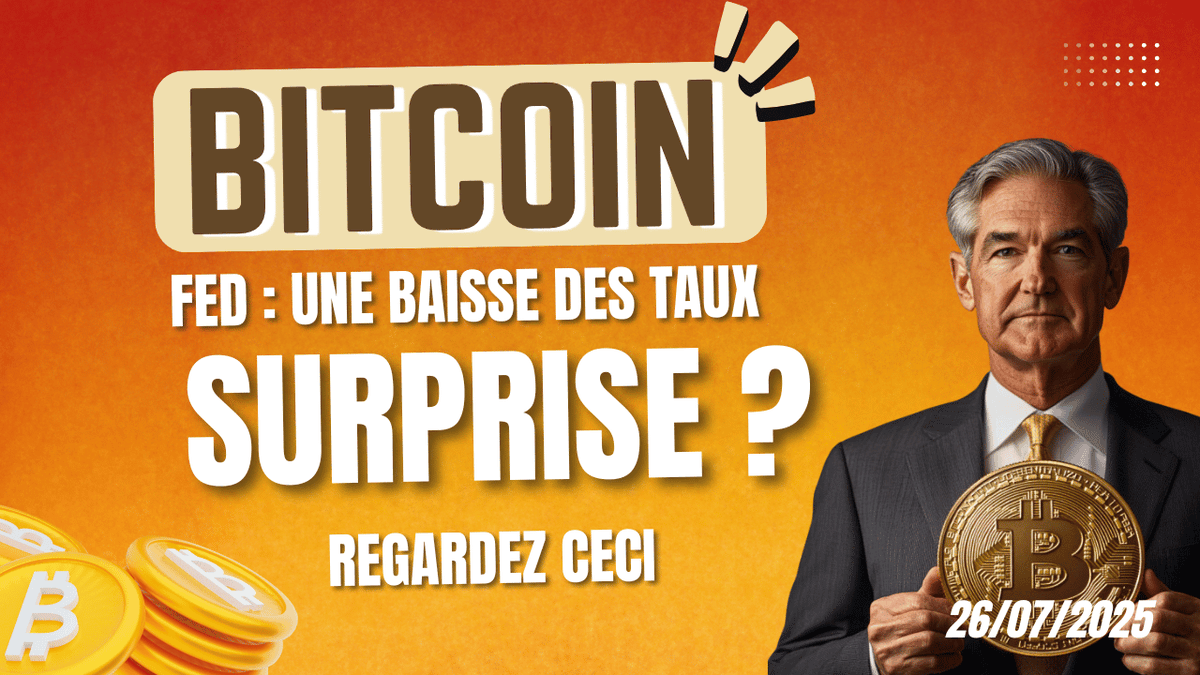 BITCOIN 🔥 VERS UNE BAISSE DES TAUX SURPRISE DE LA FED SEMAINE PRO ?  ANALYSE CRYPTO & NEWS ✓ Vidéo disponible içi : 👉 https://t.co/eAxNgaY3Oy -  Commentez ma vidéo sur YouTube ✓ -