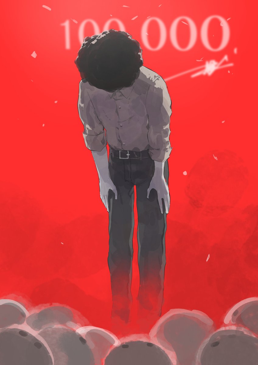 ZabiMasurao's tweet image. 【ご報告】
この度、フォロワー10万人を突破しました!
見てくださっている皆さま、本当にありがとうございます!!!
この数字をひとつの節目として、今後の活動の良いスタートダッシュを切れたのかなと思っています。
これからも筆を奮い、心に残る作品を届けていきたいです。…