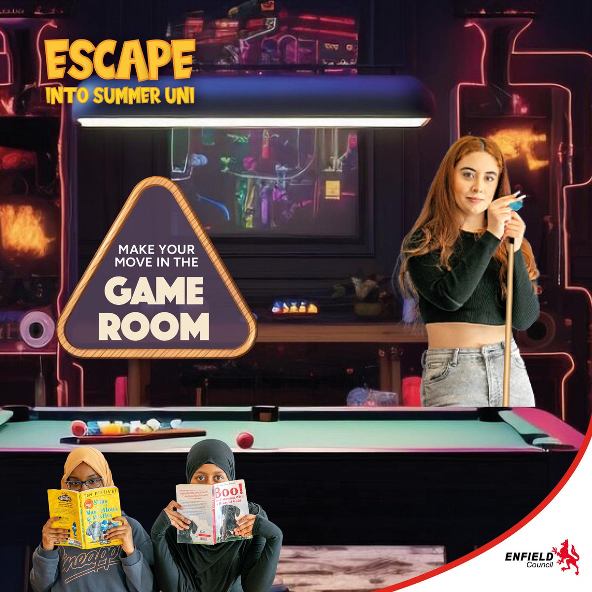 EnfieldCouncil's tweet image. Design your own trainers
Produce your own music
Build your own video game
orlo.uk/NbEIS
Do it all this summer with Summer Uni 2025
#SummerUni25 #LevelUp #CreateTheFuture