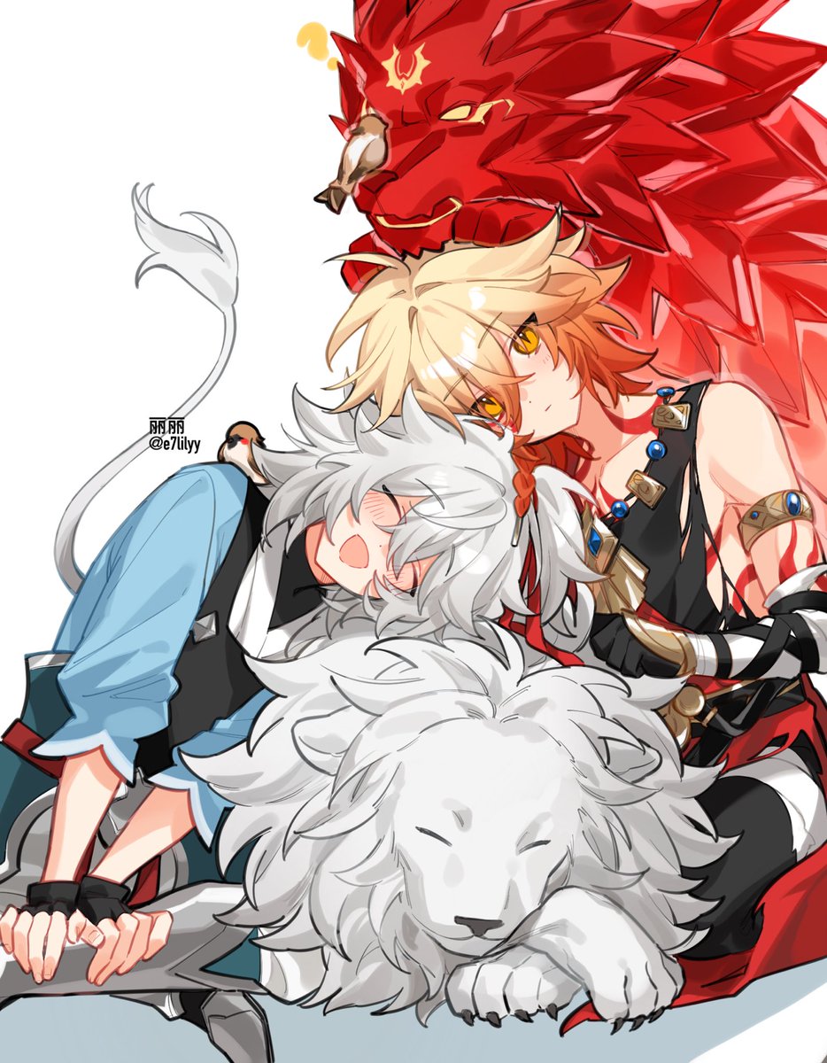 e7lilyy's tweet image. lion cubs #honkaistarrail #hsrcreators #hsrfanart