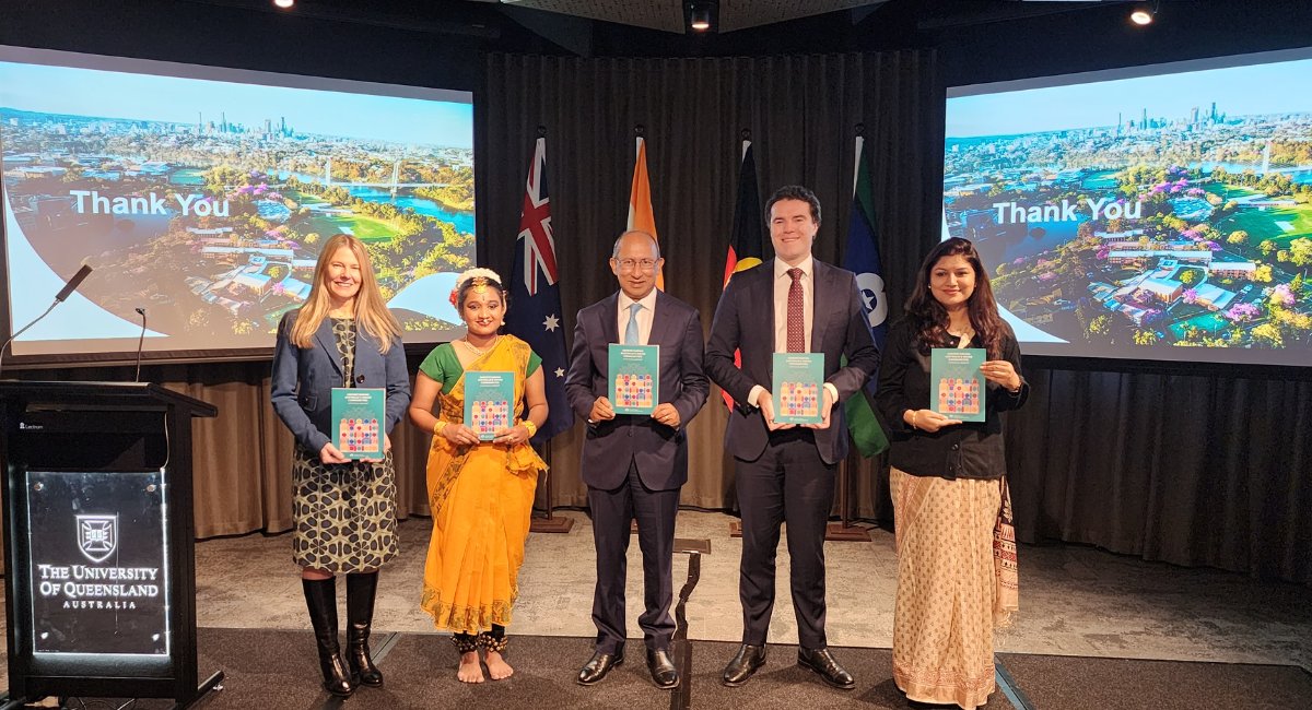 TheAusToday's tweet image. Groundbreaking snapshot of Australia’s Indian Communities just dropped at UQ writes @SarahLGates1
Read here: theaustraliatoday.com.au/groundbreaking…
@Pallavi_Aus @JitarthJai @DrAmitSarwal @HCICanberra @CGIBrisbane @UQ_News @brettlovegrove