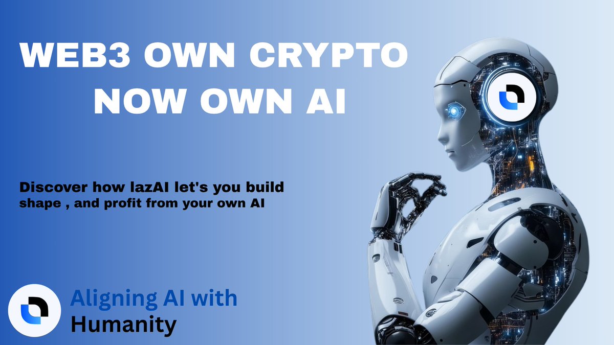 Junior_crypto_0's tweet image. LazAI Where Web3 Meets Living AI Assets
In Web3, we fight for ownership and open value.But when it comes to AI, most of us still feed the machine and watch the profits flow upstream to Big Tech.
LazAI flips this script. 🧵👇