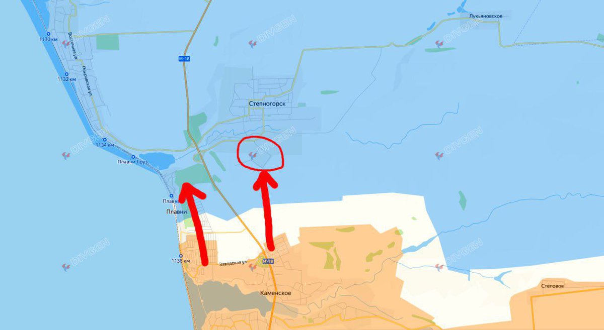 WarHunter2222's tweet image. ⚡️🇷🇺⚡️In the Zaporizhzhia region, assault units of the Armed Forces of the Russian Federation cleared the settlement of Plavni and tonight settled on the outskirts of Stepnogorsk (3rd microdistrict), reports "Condottiero"⚡️🇷🇺⚡️