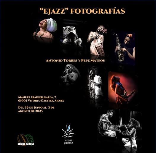 tomajazz's tweet image. Entre el 29 de junio y el 3 de agosto de 2025 tendrá lugar en The Tap (Vitoria), la exposición de fotografías EJAZZ de Antonio Torres y Pepe Mateos #Noticiasdejazz tomajazz.com/web/ejazz-expo…