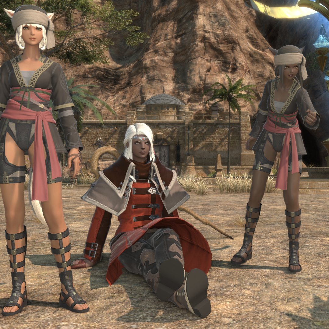 han_tome's tweet image. たまにえらい生き生きとしたNPCがいる。
街中は一人称の方が楽しいかもしれない。
#FF14
