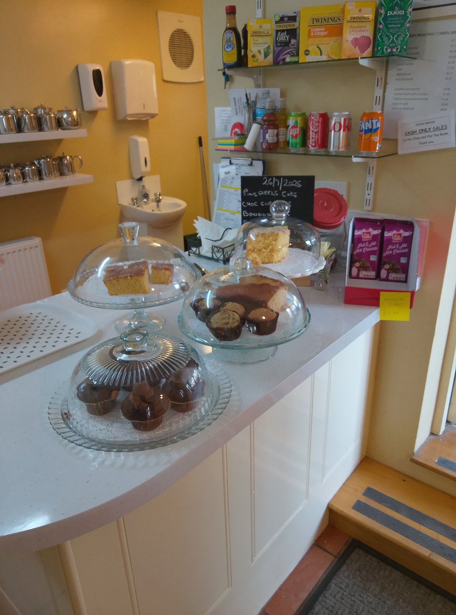 KenBrookes2's tweet image. Come and join us in the cafe, chocolate cake and pineapple cake and a look round the museum. We are open 10.00am to 2.00pm