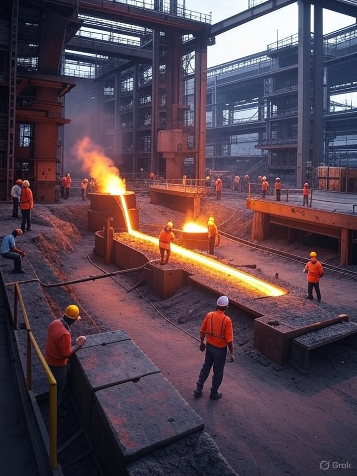 BusinessTimesIn's tweet image. Steel demand surged in Q1 FY26, driving record volumes, strong revenue growth, and expanding margins, signaling a robust revival of India’s infrastructure cycle.

Read more: [btin.co.in/rising-steel-d…]

#SteelIndustry #Earnings #InfrastructureGrowth #IndiaGrowth