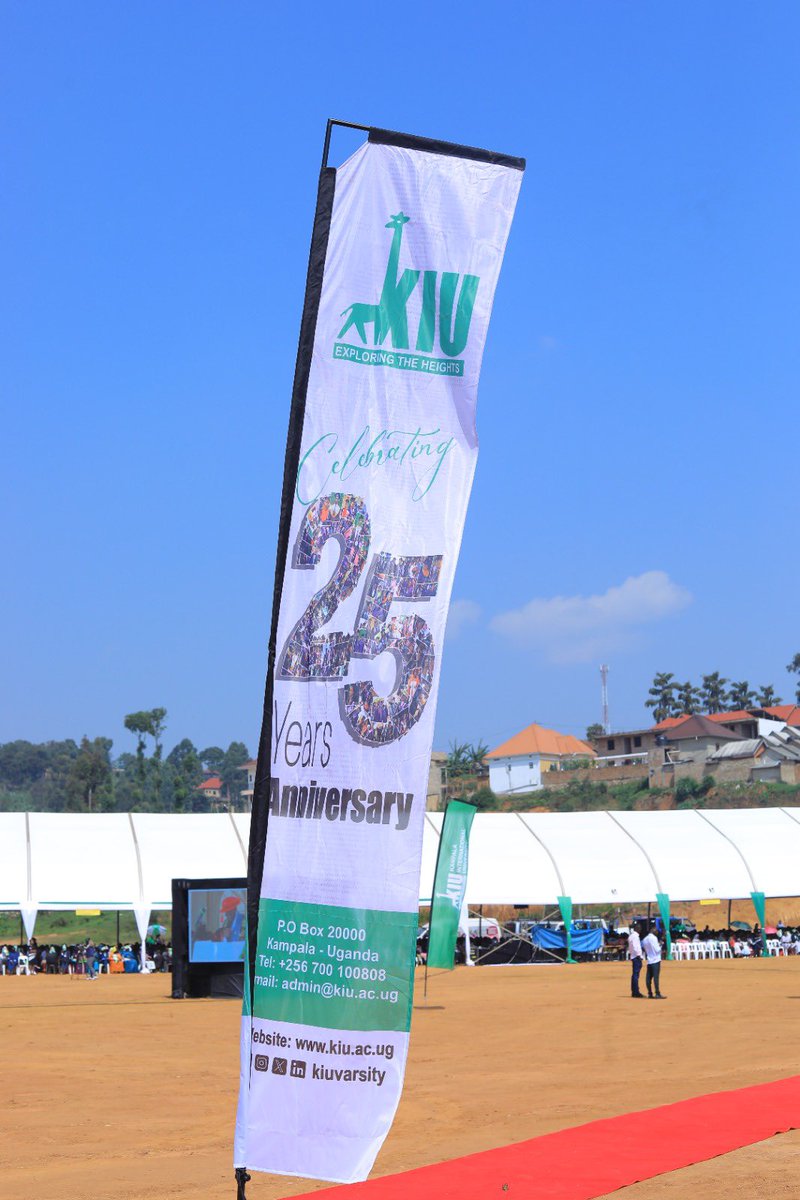 “25 years ago, <a href="/kiuvarsity/">Kampala International University</a> was just a dream. Today, we gather not only to celebrate how far we have come but also to reaffirm our commitment for the years ahead. We will continue to lead with vision, resilience, and results.” 
~ Prof. Muhammed Ngoma
#KIU31stGrad
