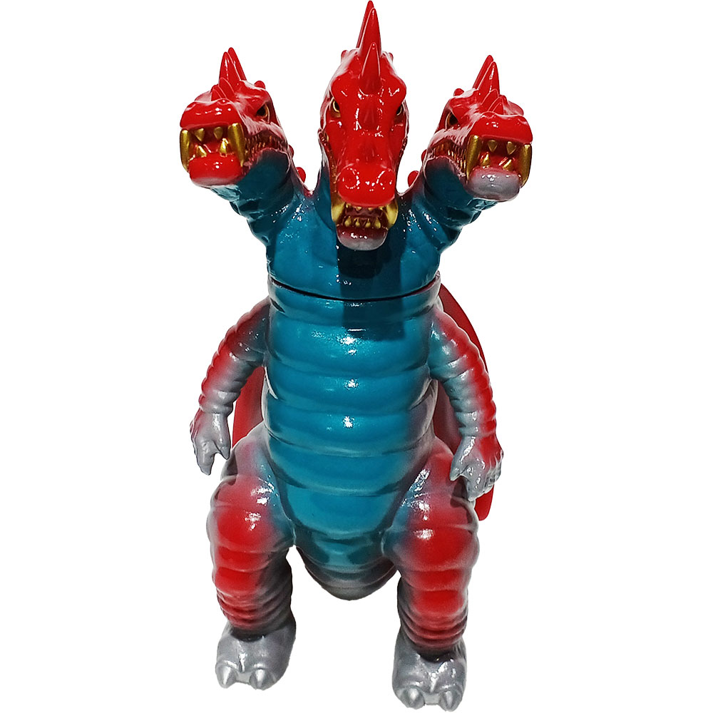 mono_shop's tweet image. #ワンフェス2025夏 のゼロの販売アイテム！ミドルサイズの三つ首竜が3種登場です。紅竜、当時オマージュカラー、非売品カラーでそれぞれ限定50体です。#ゼロ #スペクトルマン #宇宙猿人ゴリ #WF2025S #フィギュア王