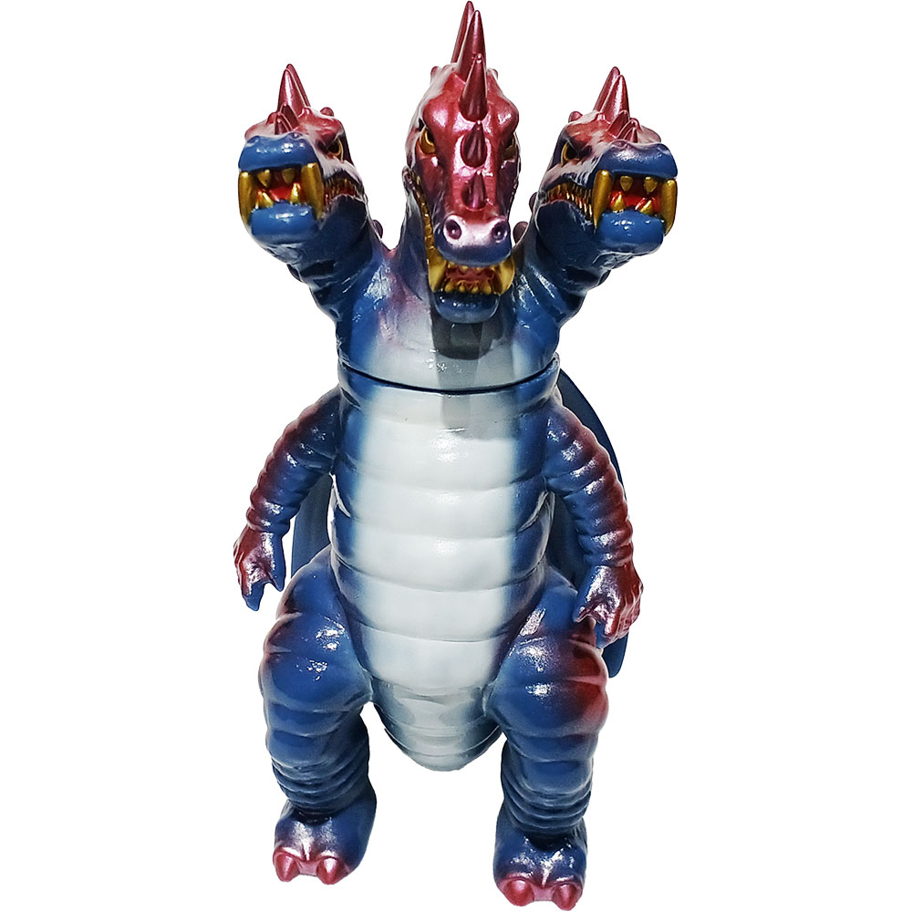 mono_shop's tweet image. #ワンフェス2025夏 のゼロの販売アイテム！ミドルサイズの三つ首竜が3種登場です。紅竜、当時オマージュカラー、非売品カラーでそれぞれ限定50体です。#ゼロ #スペクトルマン #宇宙猿人ゴリ #WF2025S #フィギュア王