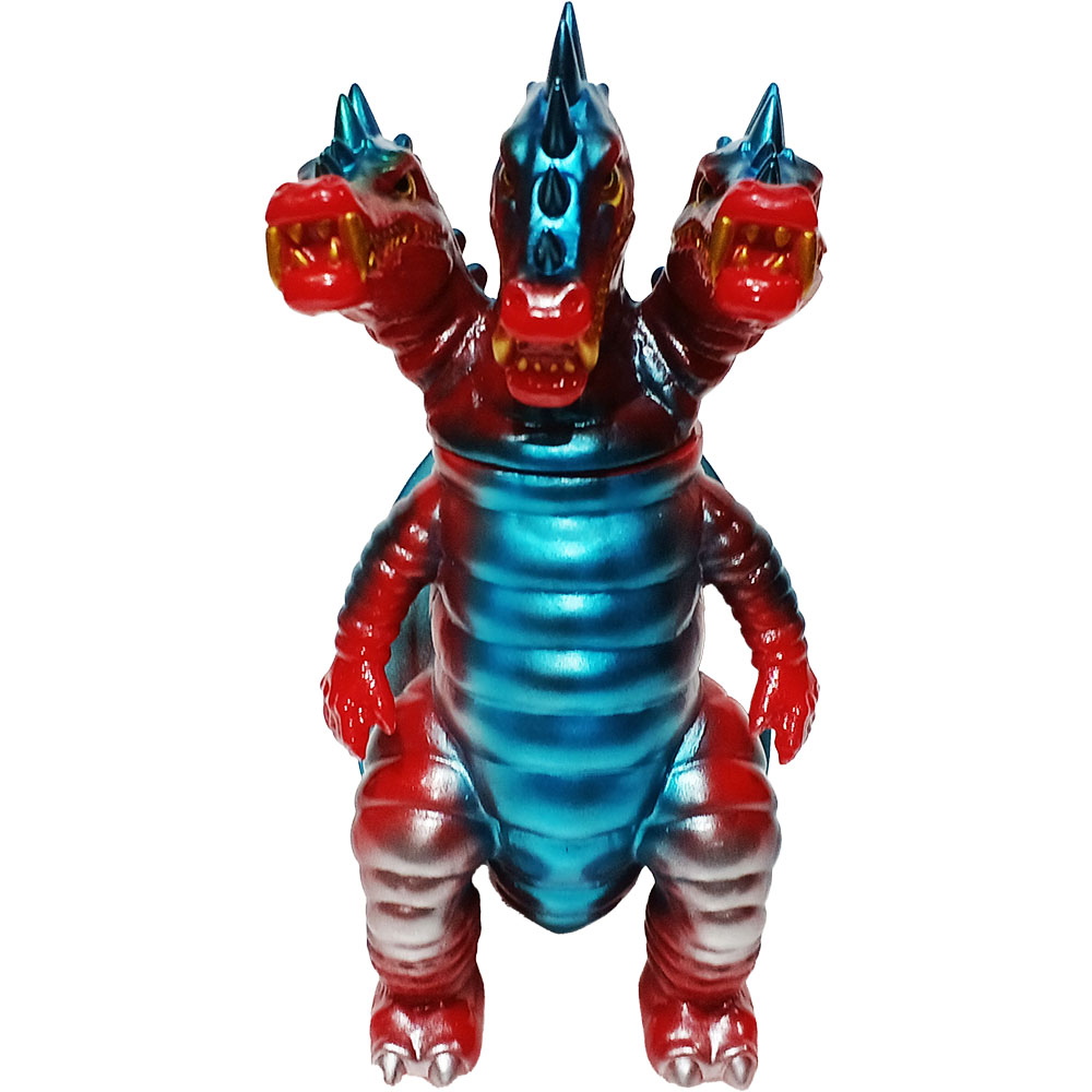 mono_shop's tweet image. #ワンフェス2025夏 のゼロの販売アイテム！ミドルサイズの三つ首竜が3種登場です。紅竜、当時オマージュカラー、非売品カラーでそれぞれ限定50体です。#ゼロ #スペクトルマン #宇宙猿人ゴリ #WF2025S #フィギュア王