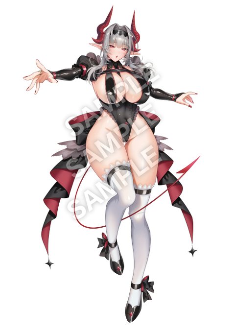 こちらの悪魔っ娘のイラストでアクスタ制作予定です!
サイズは高さ約150mmです
BOOTHの通販ページ出来次第またお知らせします 