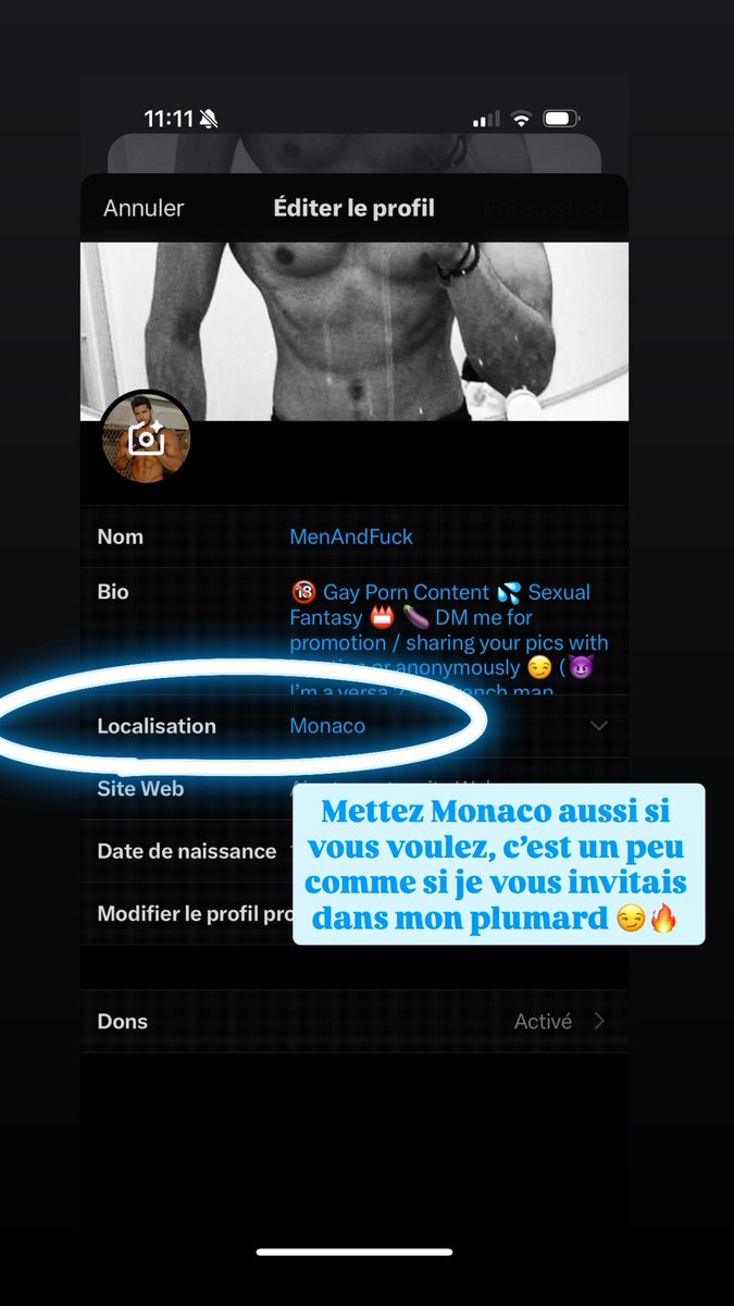 📛 Amis Français, si X vous bloque l’accès au contenu X (un comble), allez dans vos paramètres et changez votre pays de localisation. Perso j’ai toujours la version Twitter : ça se situe dans "Éditer le Profil" et comme je suis de Monaco, j’ai toujours le droit de voir du sale 🔞
