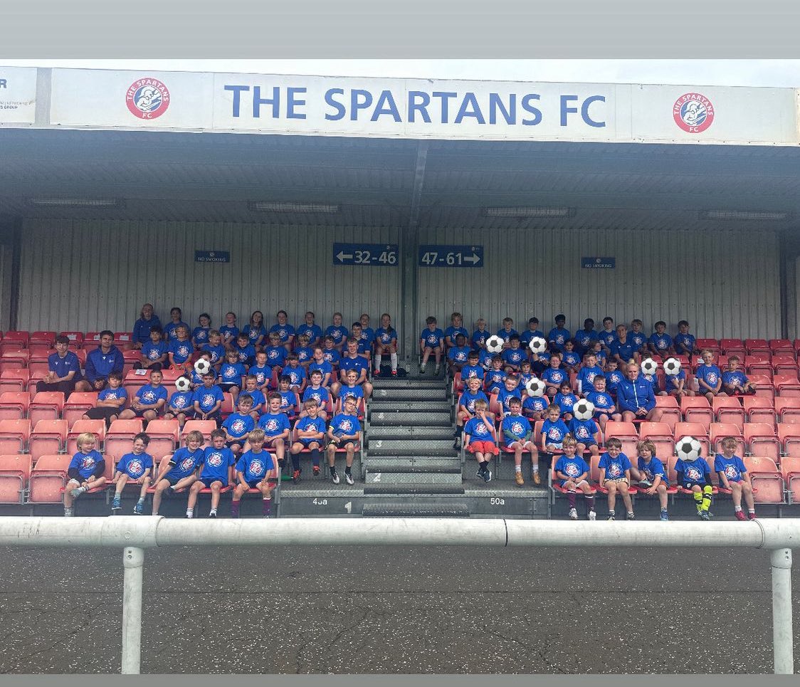 Spartans_CF's tweet image. What a team! Everyone looking great in their camp t-shirts this week!
Join the fun for the rest of the holidays: scf.classforkids.io/camps