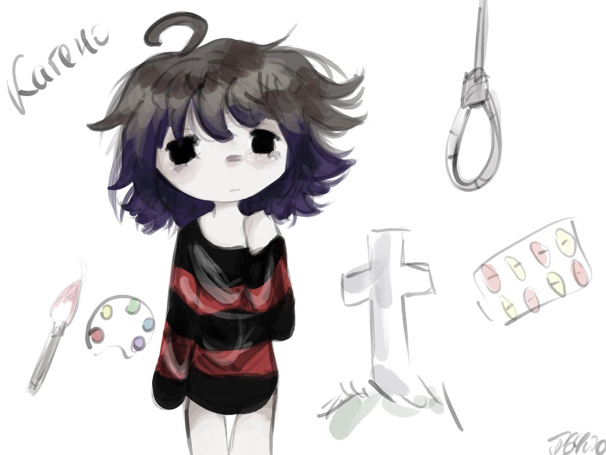 I64wo's tweet image. hello everybody! i tried drawing in krita (instead of ibis) and I think it looks sm better! shall i continue drawing there?
#oc #moots #artmoots