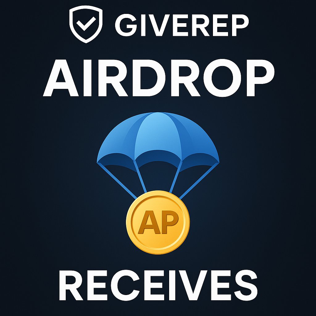 KhanAftab138624's tweet photo. Claim your $REP tokens before they fly away.
📍Live from the Airport — Reputation is your passport in Web3!
#GiveRep #AirdropAlert #EarnYourREP #Web3OnTheMove"
@givere https://t.co/QFoQ97PyWh