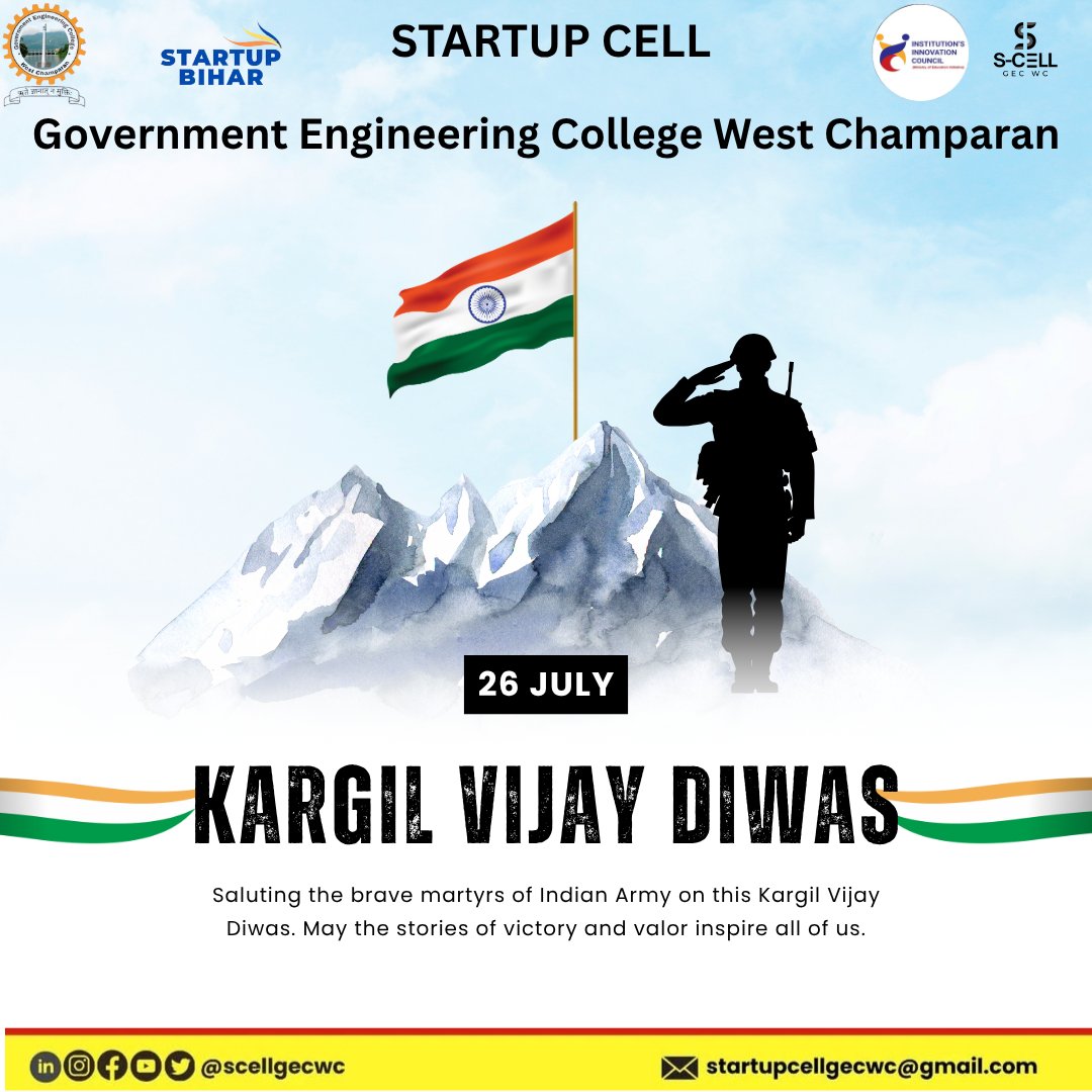 scellgecwc's tweet image. TO THE BRAVE HEART WHO ROARED FOR OUR NATION&apos;S PRIDE #startupcell #startupbihar #scellgecwc #innovation #Entrepreneurship #startupindia