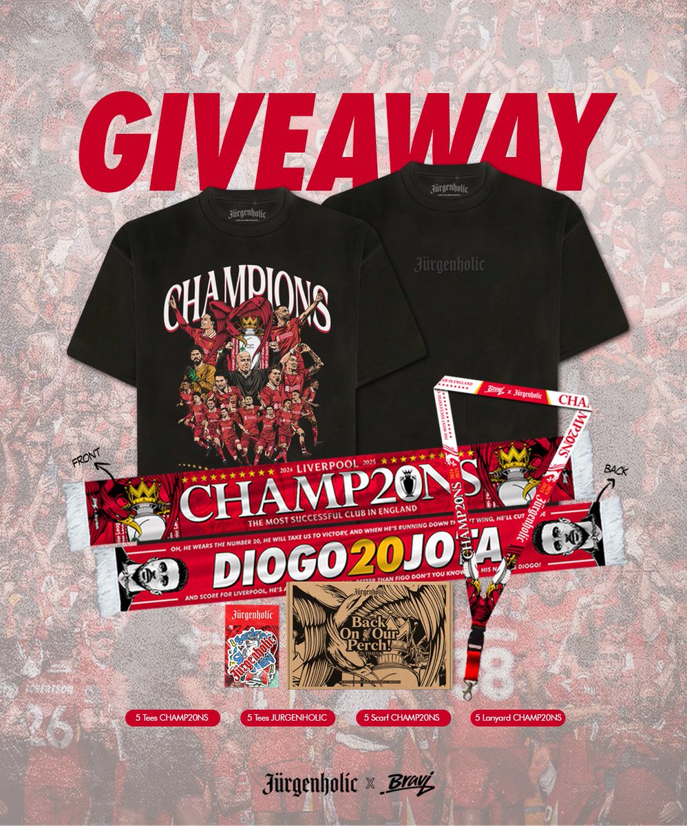 Jürgenholic Indonesia (@thejurgenholic) on Twitter photo QUIZ TEBAK 2 PENCETAK GOAL 🚨
LIVERPOOL vs AC MILAN
BERHADIAH MERCH UNTUK 15 PEMENANG
S&K :
- Retweet & likes tweet ini
- Follow <a href="/thejurgenholic/">Jürgenholic Indonesia</a> & <a href="/bravi_id/">B R A V I </a>
- Reply jawaban kamu + hashtag #GABravi. Boleh pemain dari dua klub
(Contoh: 1.Nunez 2.Pulisic #GABravi)
Tes QUIZ TEBAK 2 PENCETAK GOAL 🚨
LIVERPOOL vs AC MILAN
BERHADIAH MERCH UNTUK 15 PEMENANG
S&K :
- Retweet & likes tweet ini
- Follow <a href="/thejurgenholic/">Jürgenholic Indonesia</a> & <a href="/bravi_id/">B R A V I </a>
- Reply jawaban kamu + hashtag #GABravi. Boleh pemain dari dua klub
(Contoh: 1.Nunez 2.Pulisic #GABravi)
Tes