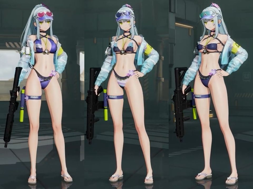 odoru_frontline's tweet image. クルカイの水着の着せ替えパーツ
#先行版 #ドルフロ2 #GirlsFrontline2Exilium #少女前线2 #소녀전선2